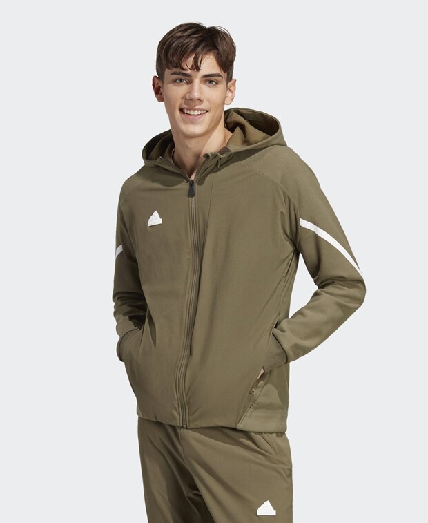 

Куртка с капюшоном adidas Sportswear, зеленый