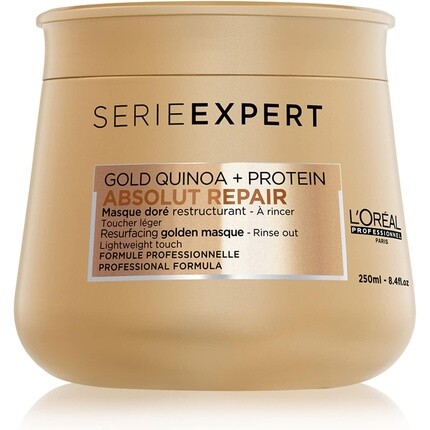 

L'Oreal Professionnel Золотая легкая маска с протеинами и золотой киноа для тонких, сухих и поврежденных волос 250мл L'Oréal Professionnel