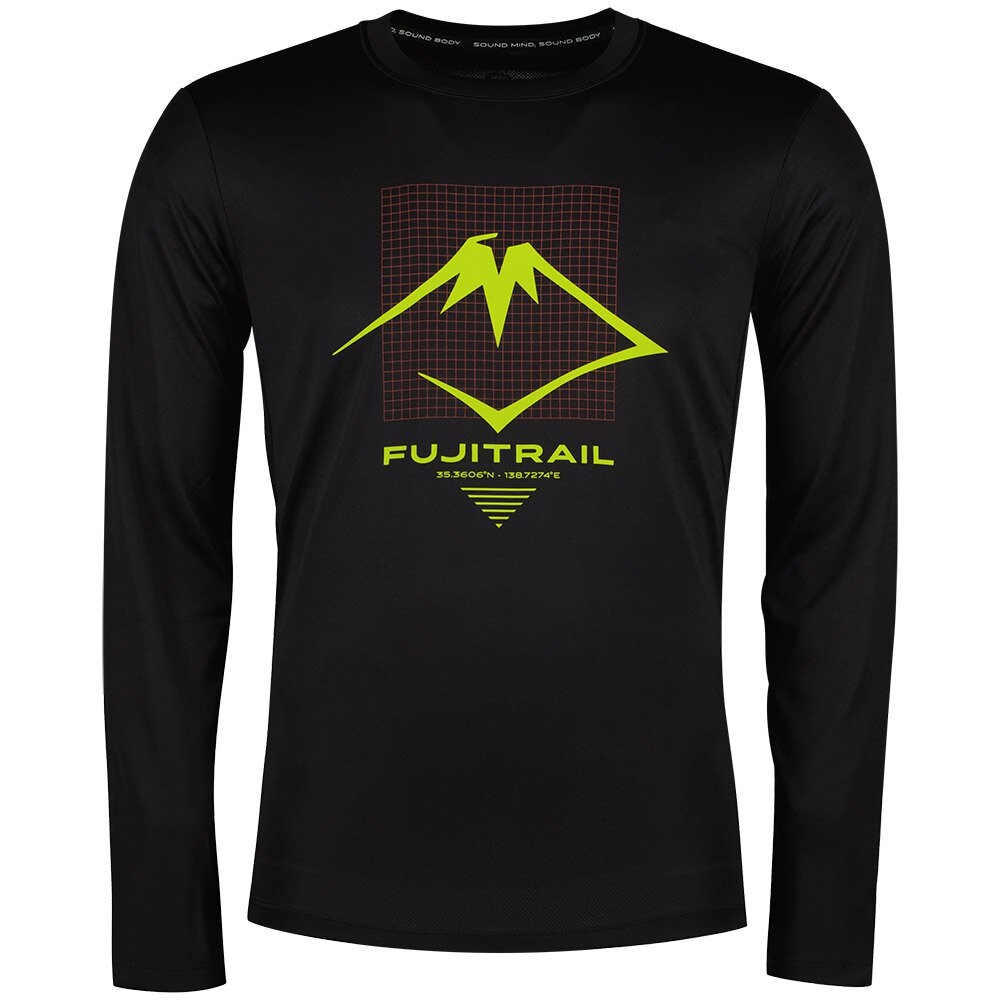 

Футболка с длинным рукавом Asics Fujitrail Logo, черный