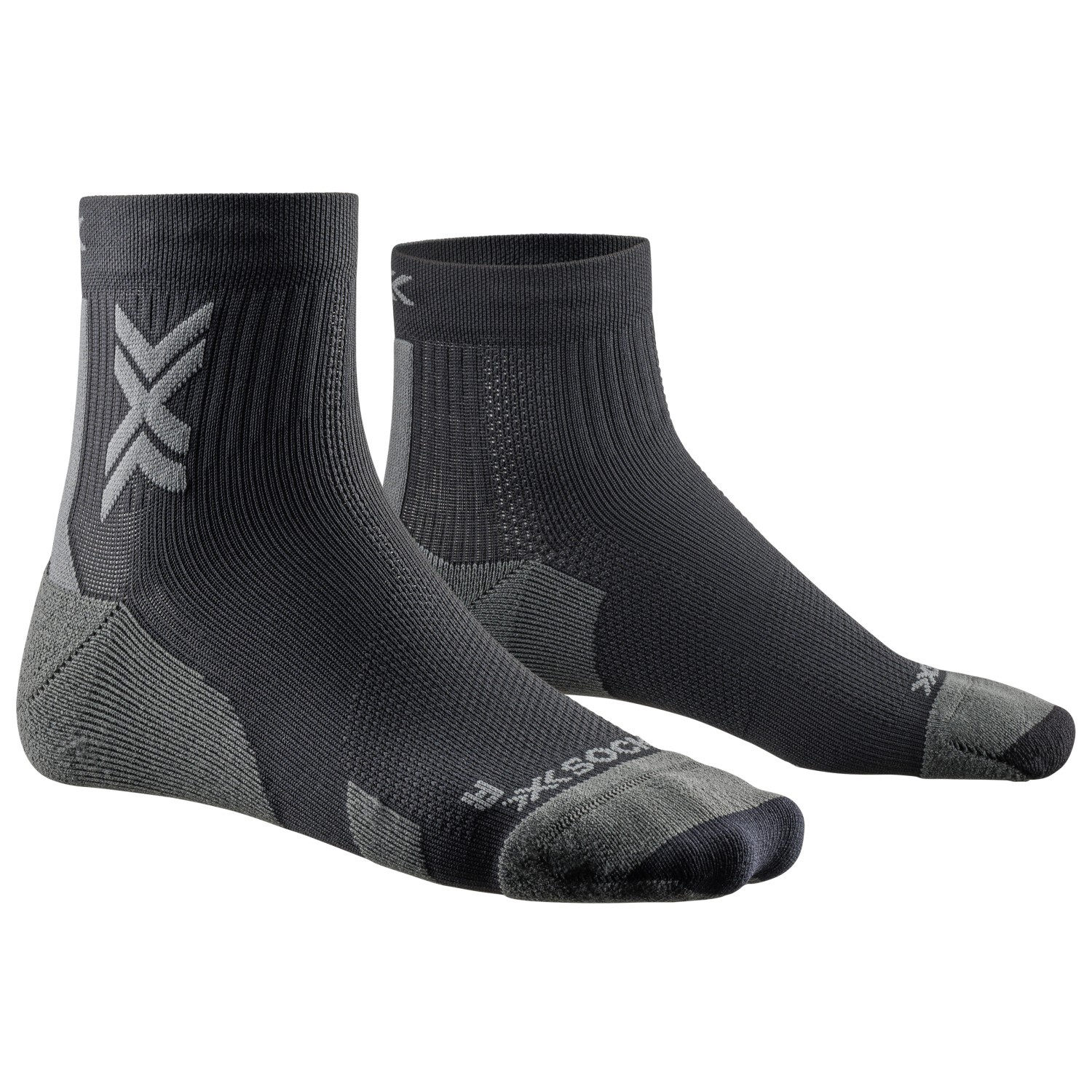 

Носки для бега X-Socks Run Discover Ankle, цвет Black/Charcoal