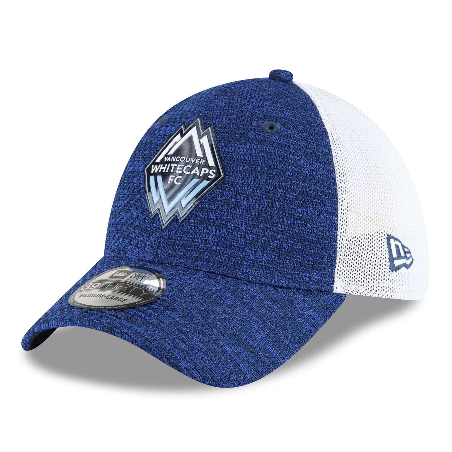 

Мужская гибкая кепка New Era Deep Sea Blue Vancouver Whitecaps FC Kick-Off 39THIRTY