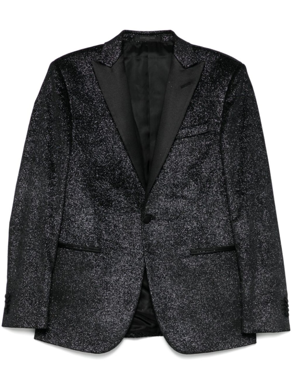 

Блейзер с люрексом Corneliani, черный
