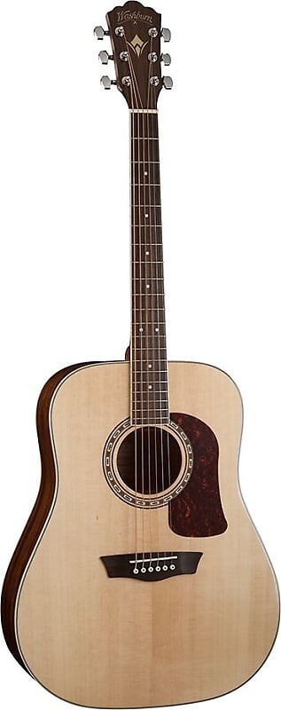 

Акустическая гитара Washburn HD10S Natural Dreadnought Acoustic Guitar, Free Shipping, Authorized Dealer