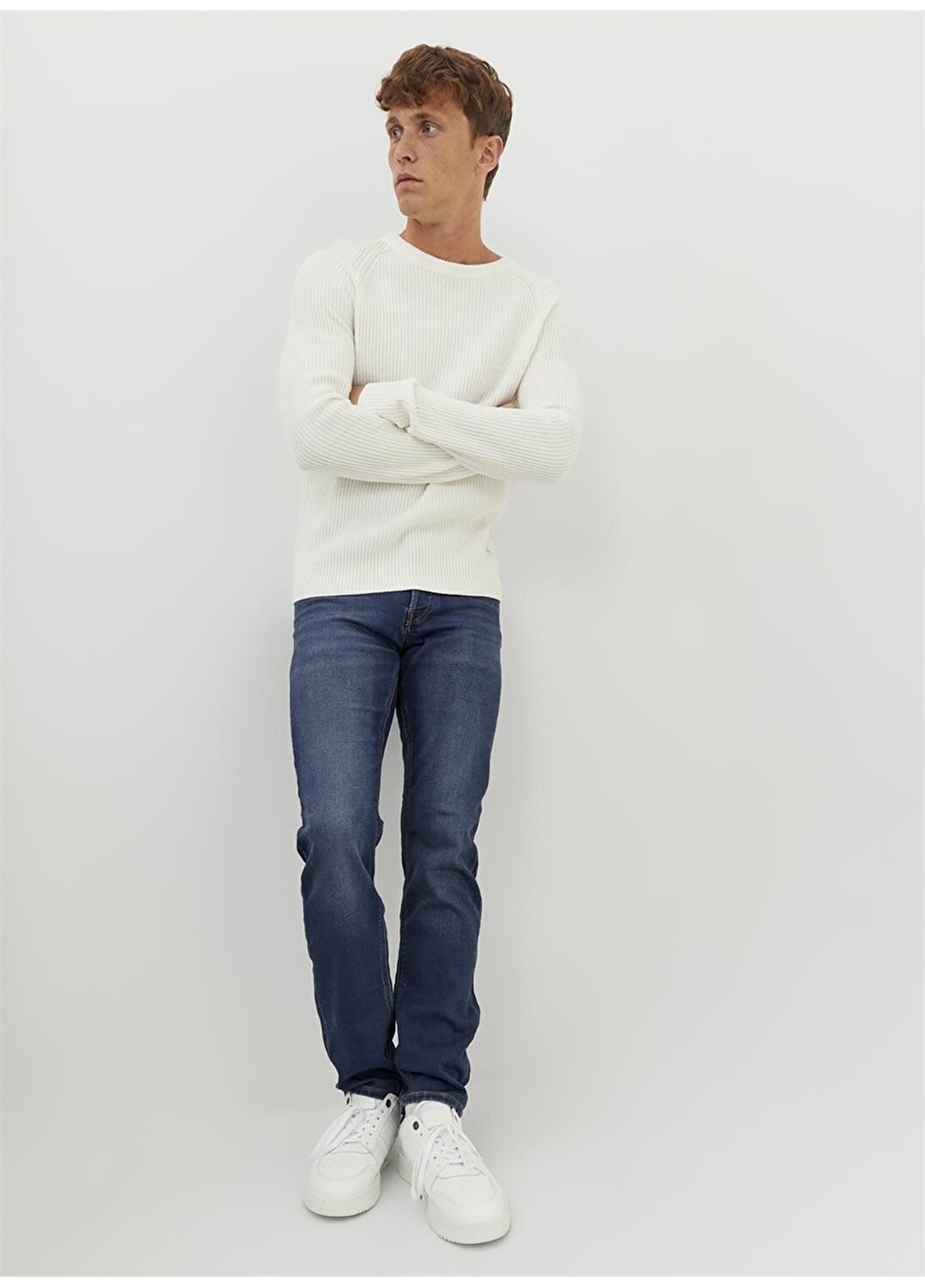 

Мужские джинсовые брюки узкого кроя с заниженной талией Jack & Jones