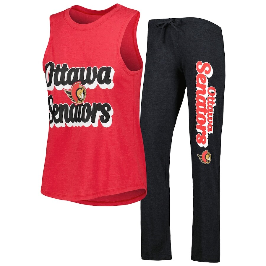 

Пижамный комплект Concepts Sport Ottawa Senators, черный