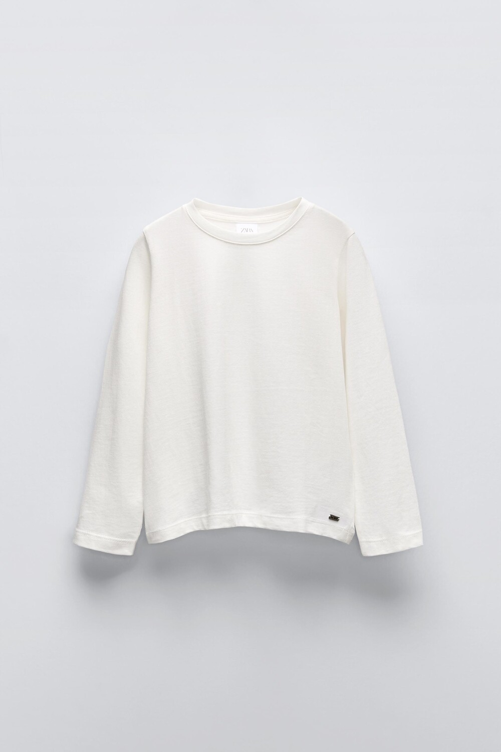 

Простая футболка ZARA, белый