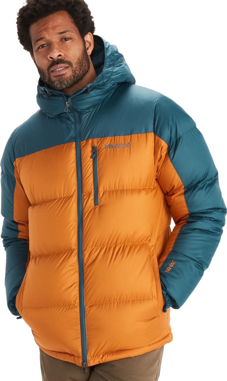 

Куртка-пуховик Guides Down Hoodie - Мужская Marmot, желтый