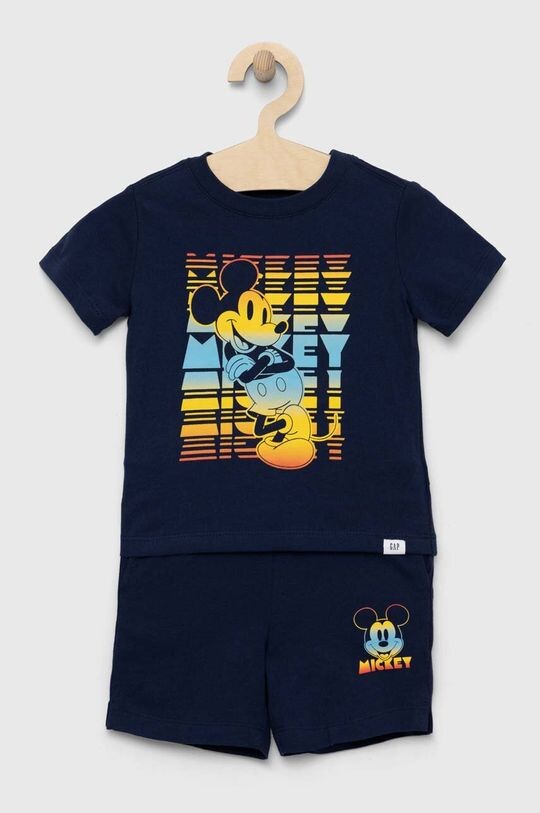 

Детский хлопковый комплект GAP x Disney, темно-синий