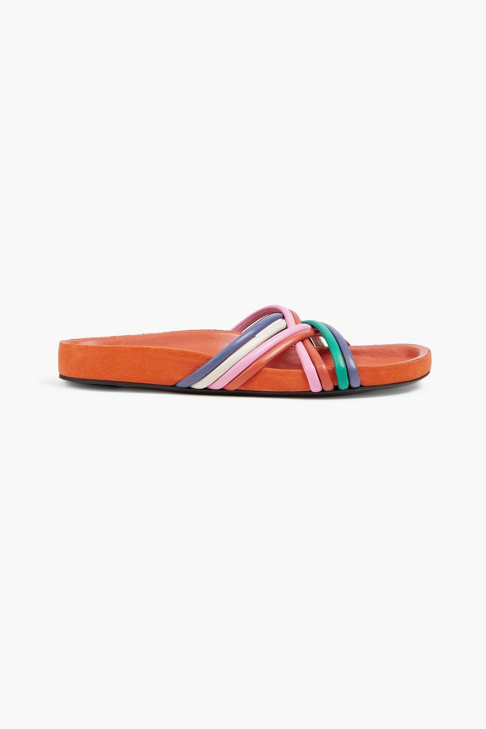 

Кожаные сандалии Hellya ISABEL MARANT, папайя