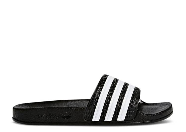 

Кроссовки Adidas ADILETTE SLIDE J 'BLACK WHITE', черный