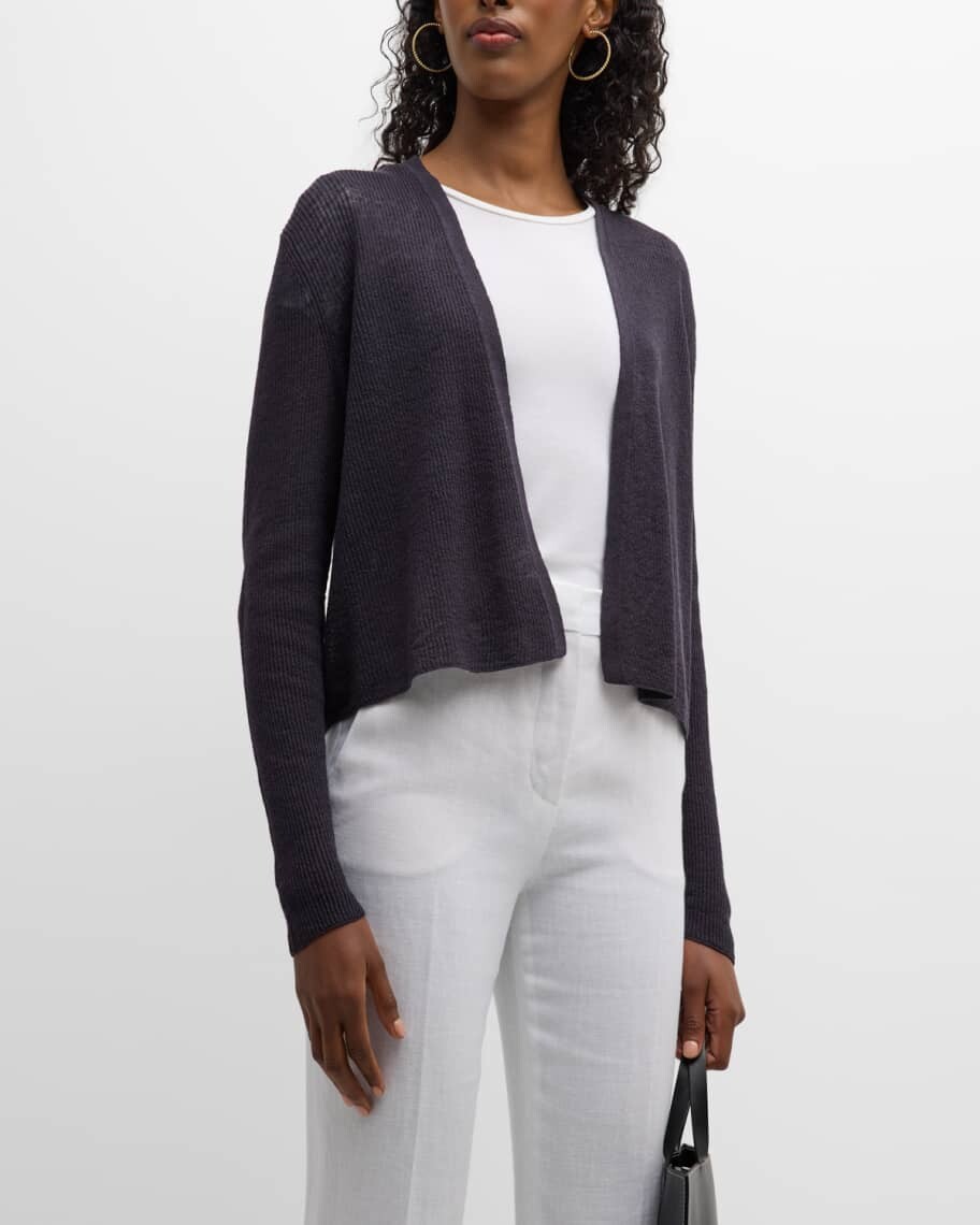 

Укороченный кардиган с открытым передом Eileen Fisher