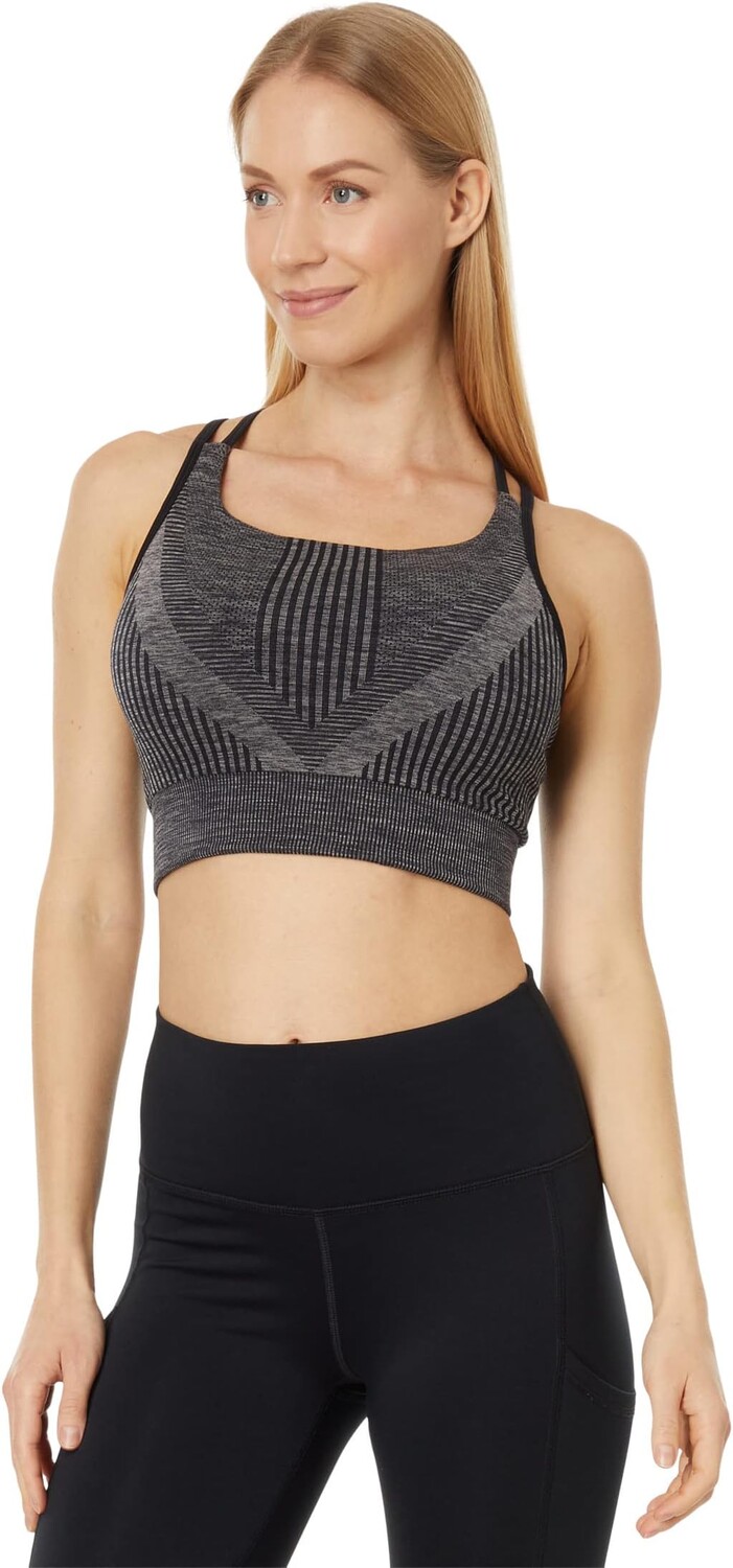 

Бюстгальтер с бретелями Intraknit Smartwool, цвет Black Heather