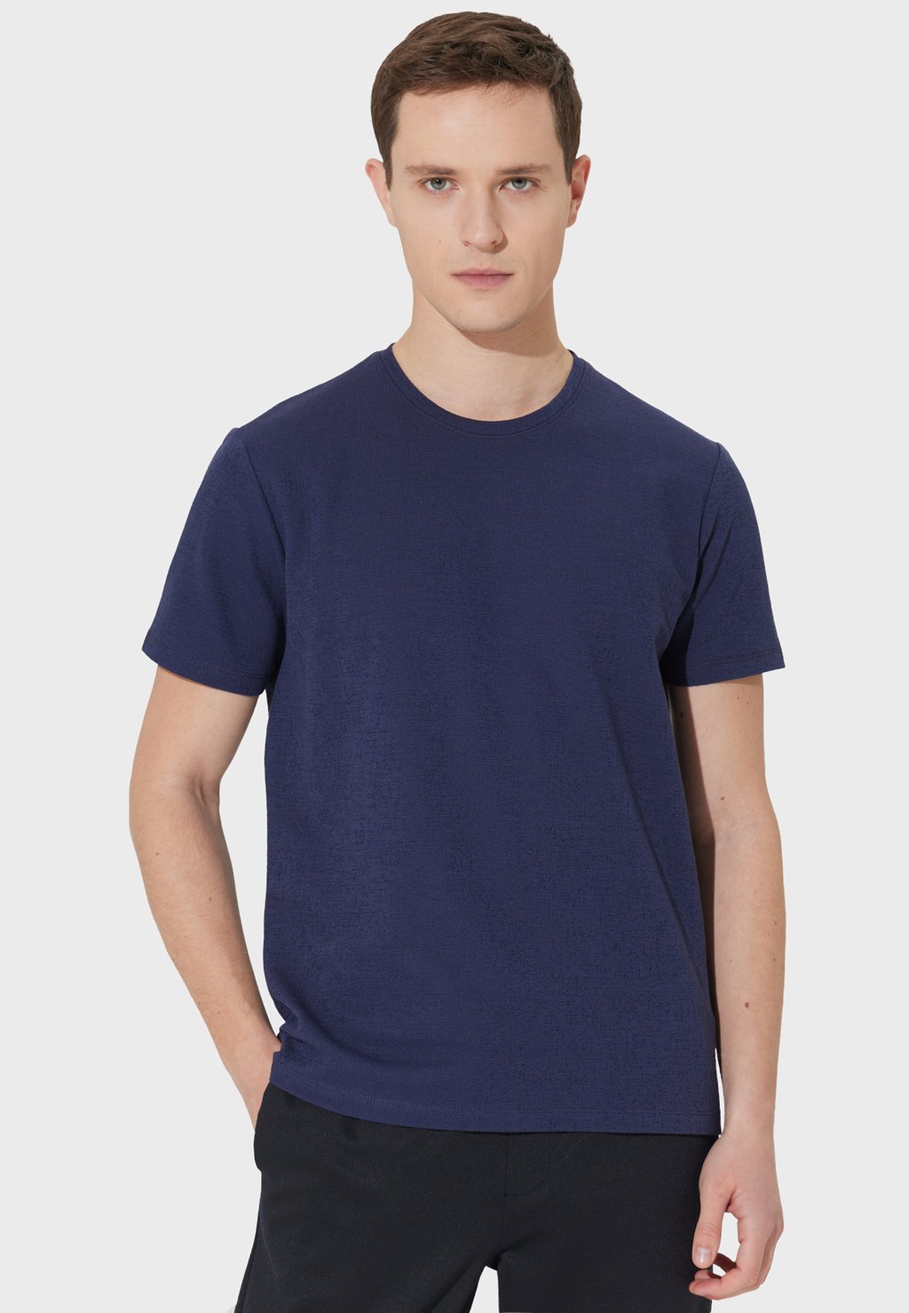Базовая футболка AC&CO / ALTINYILDIZ CLASSICS, темно-синий