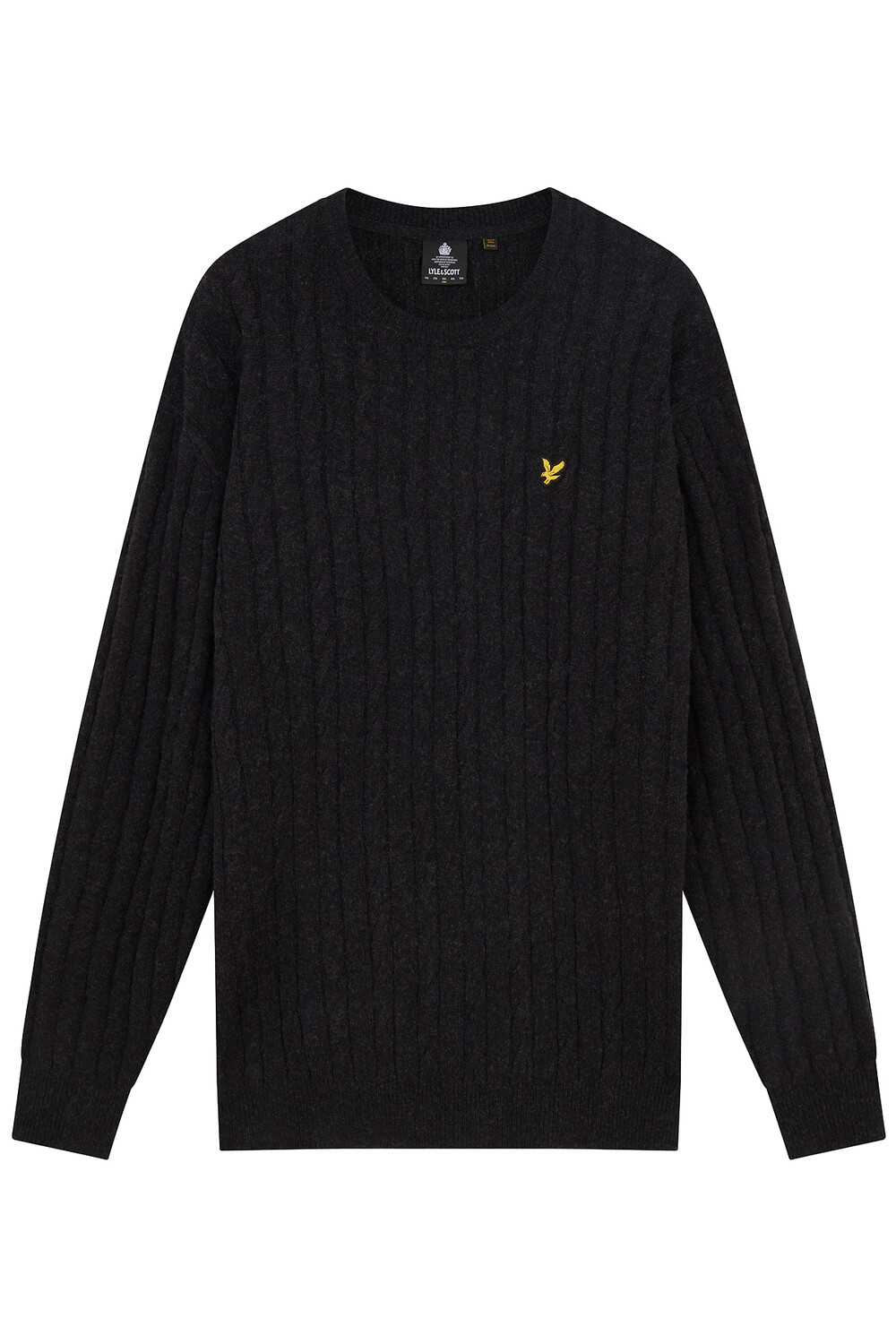 

Пуловер Lyle & Scott Strick, черный