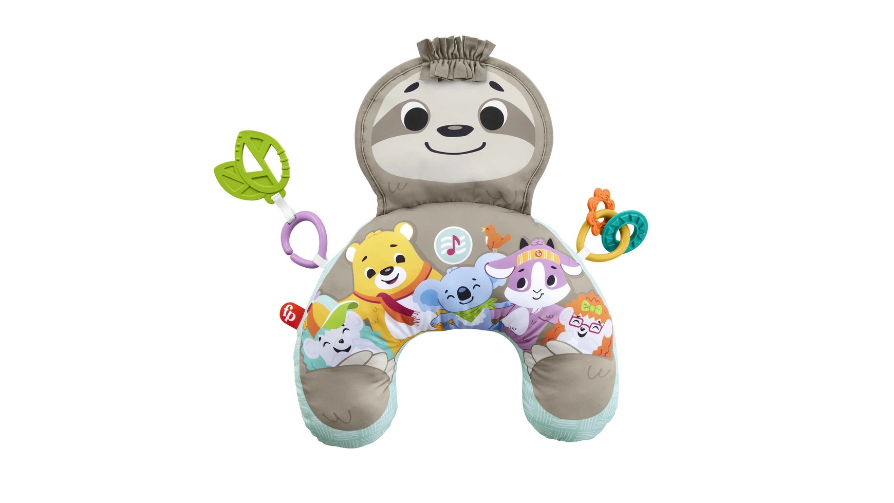 Игровая подушка Fisher Price Sloth с вибрацией, детская игрушка от 0 M