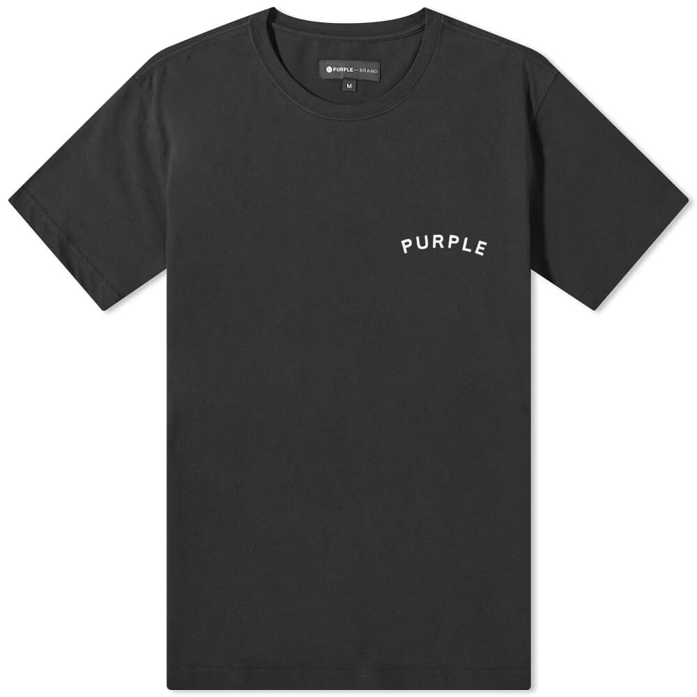 

Purple Brand Футболка с логотипом из чистого джерси, черный