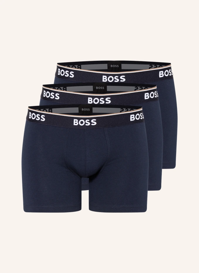 

Комплект из 3 боксеров Boss, синий