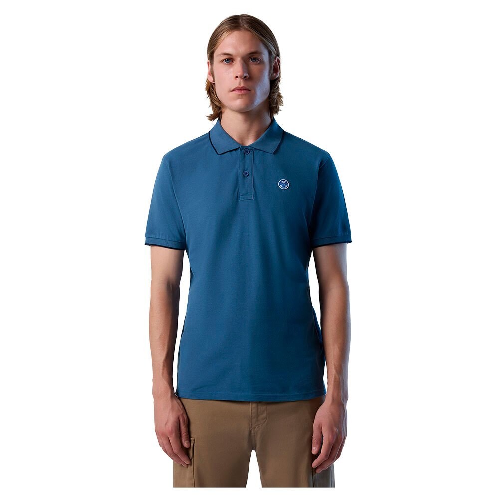 

Поло с коротким рукавом North Sails Graphic, синий