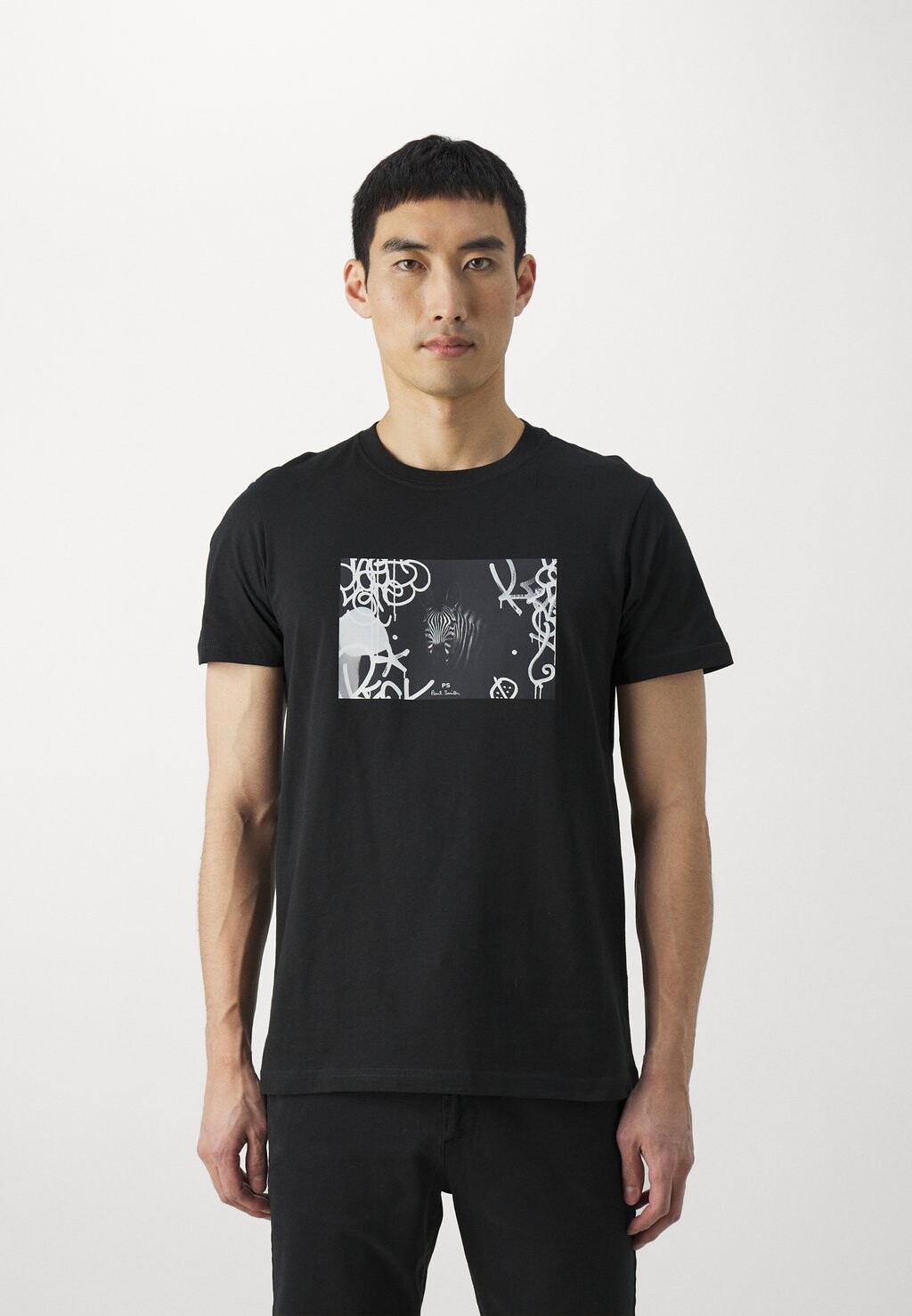 

Футболка с принтом PS Paul Smith, черный