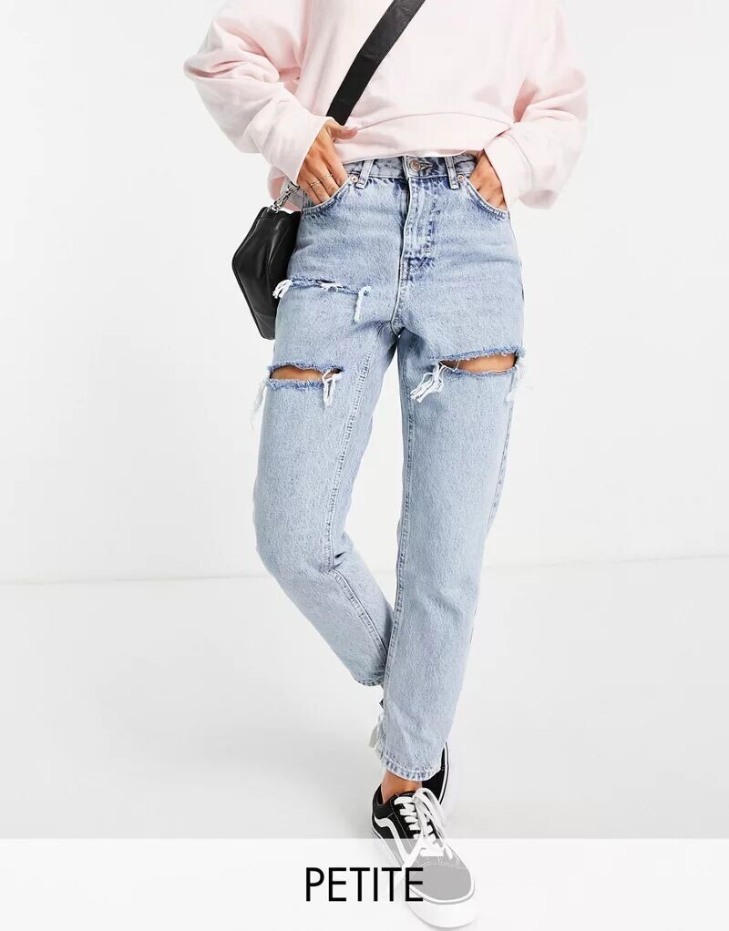 

Рваные джинсы Topshop с эффектом потертости