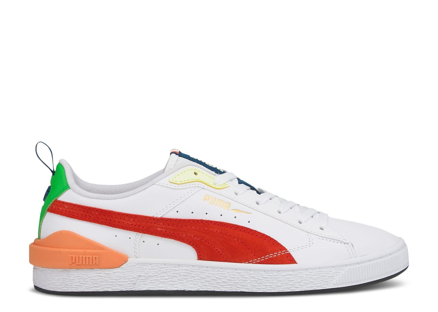 

Кроссовки Puma Suede Bloc 'White Cherry Tomato', белый