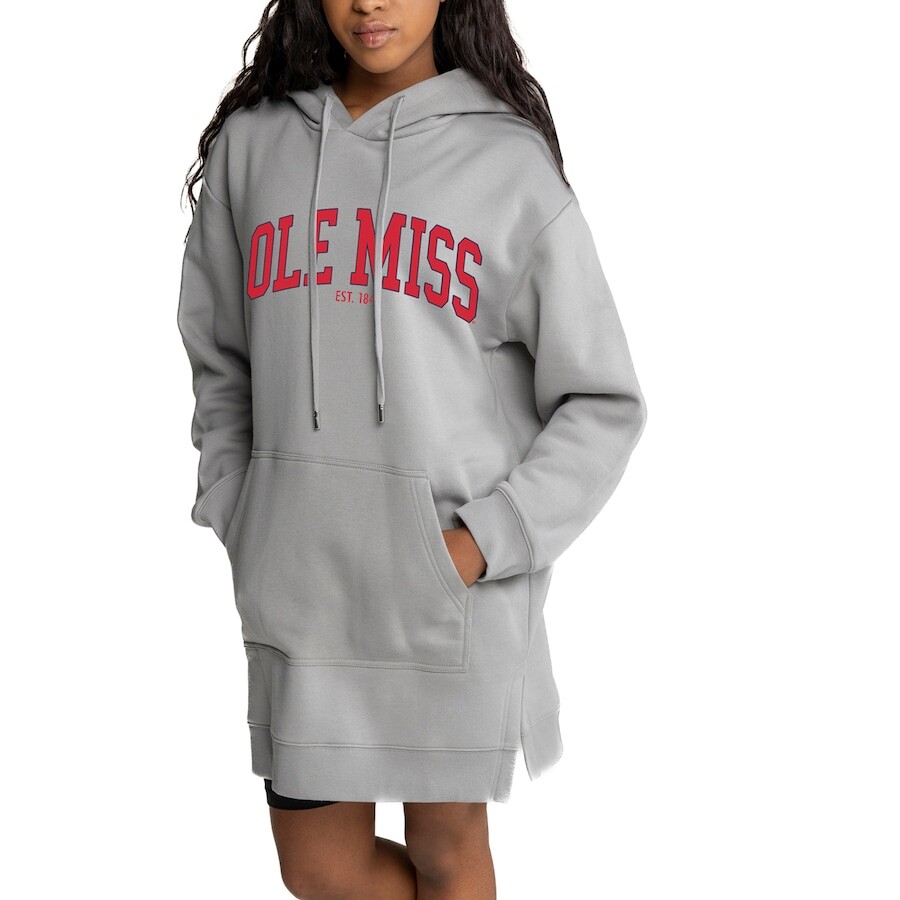 

Платье-худи Gameday Couture Ole Miss Rebels, серый