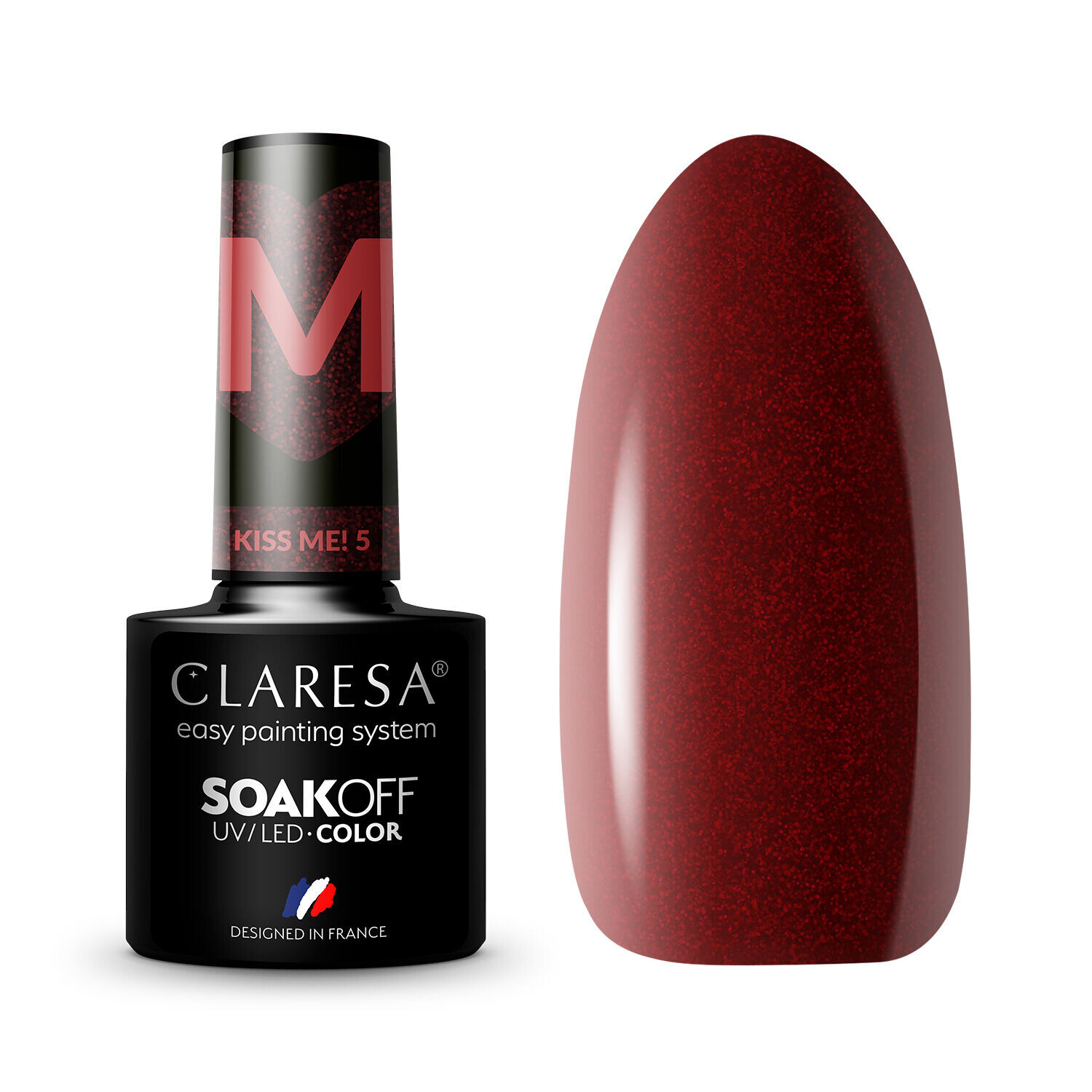 

Гибридный лак для ногтей 5 Claresa Kiss Me!, 5 гр