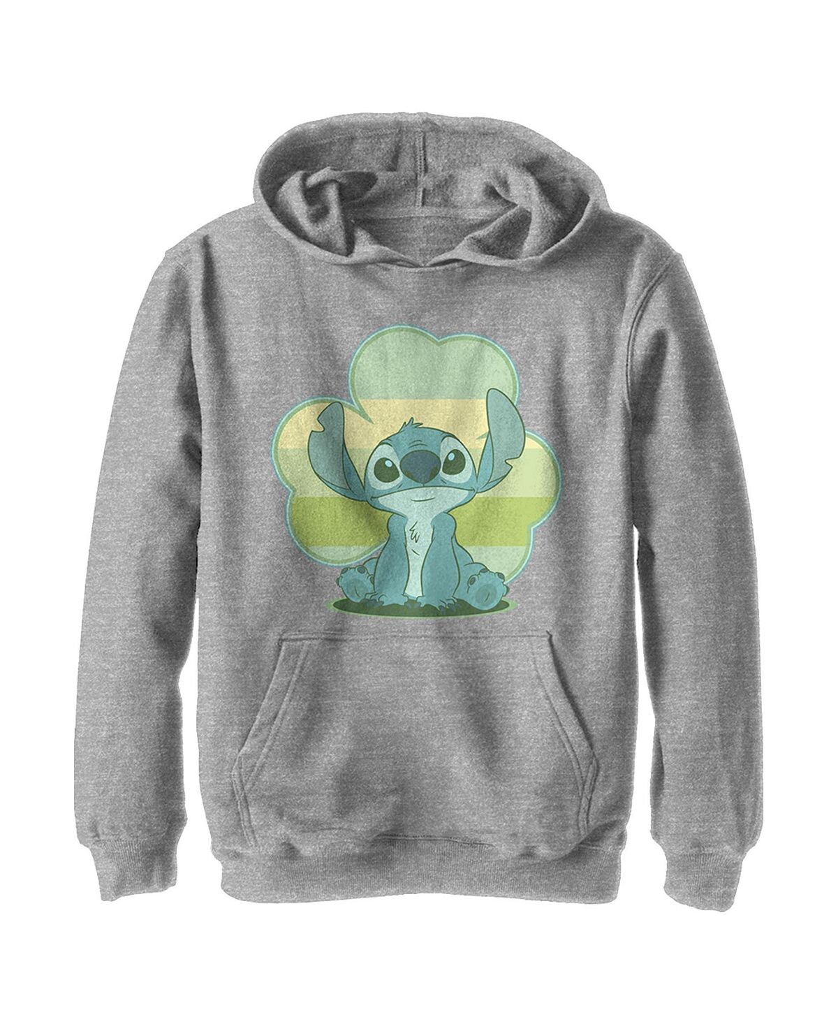 

Детский пуловер с капюшоном Lilo & Stitch в стиле ретро Shamrock Pride для мальчиков Disney