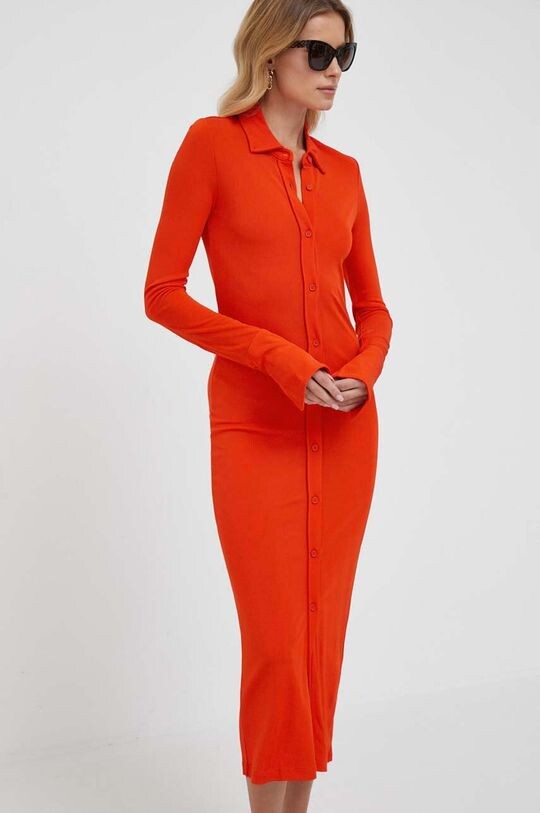 

Платье Calvin Klein, оранжевый