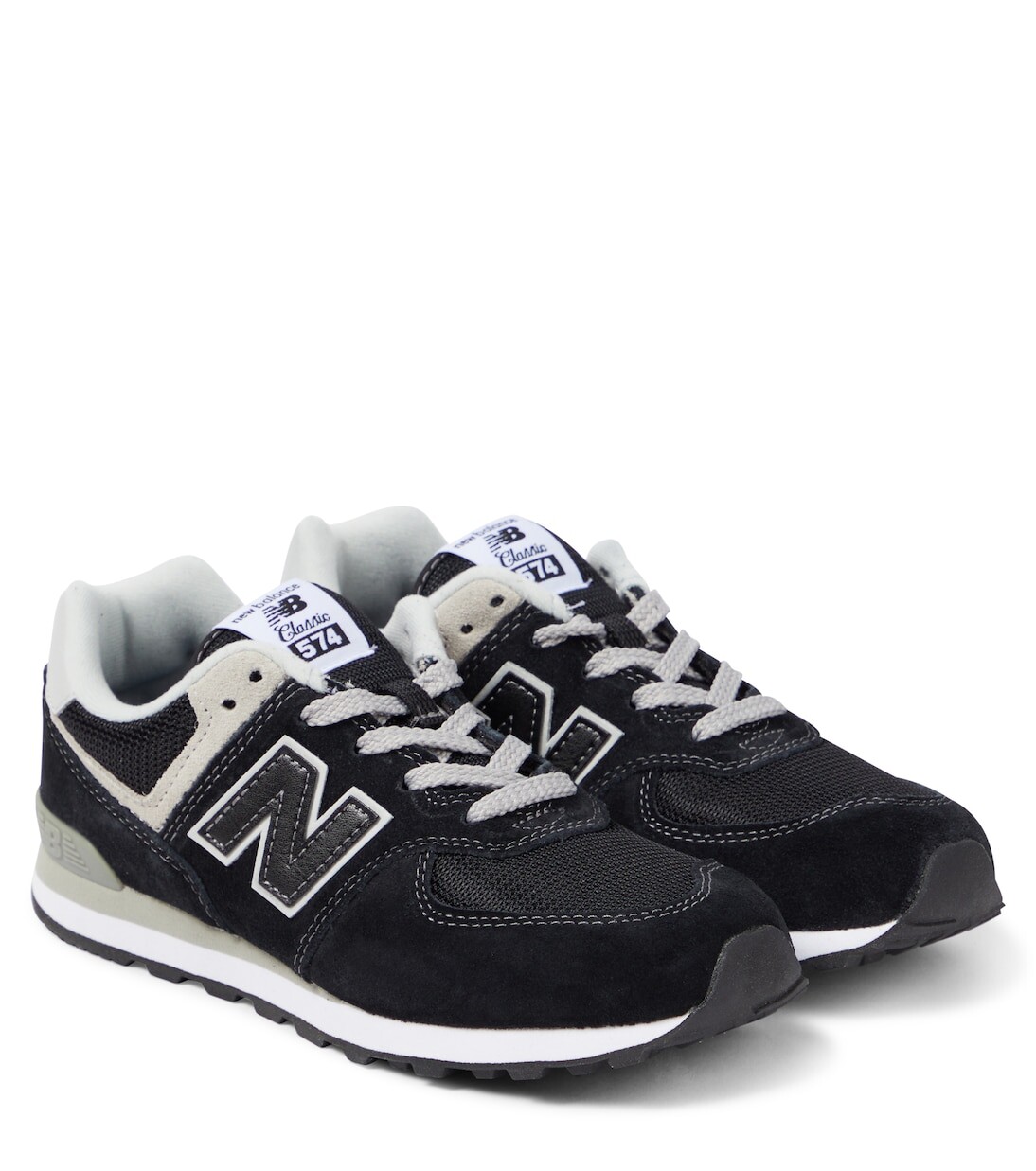 

574 Core замшевые кроссовки New Balance, черный