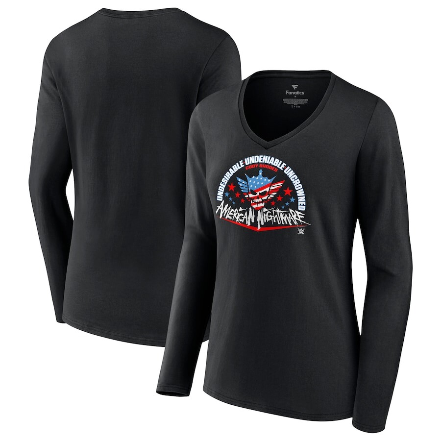 

Футболка с длинным рукавом Fanatics Branded Cody Rhodes, черный