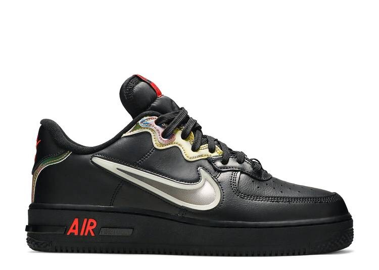 

Кроссовки Nike AIR FORCE 1 REACT 'BLACK IRIDESCENT', черный
