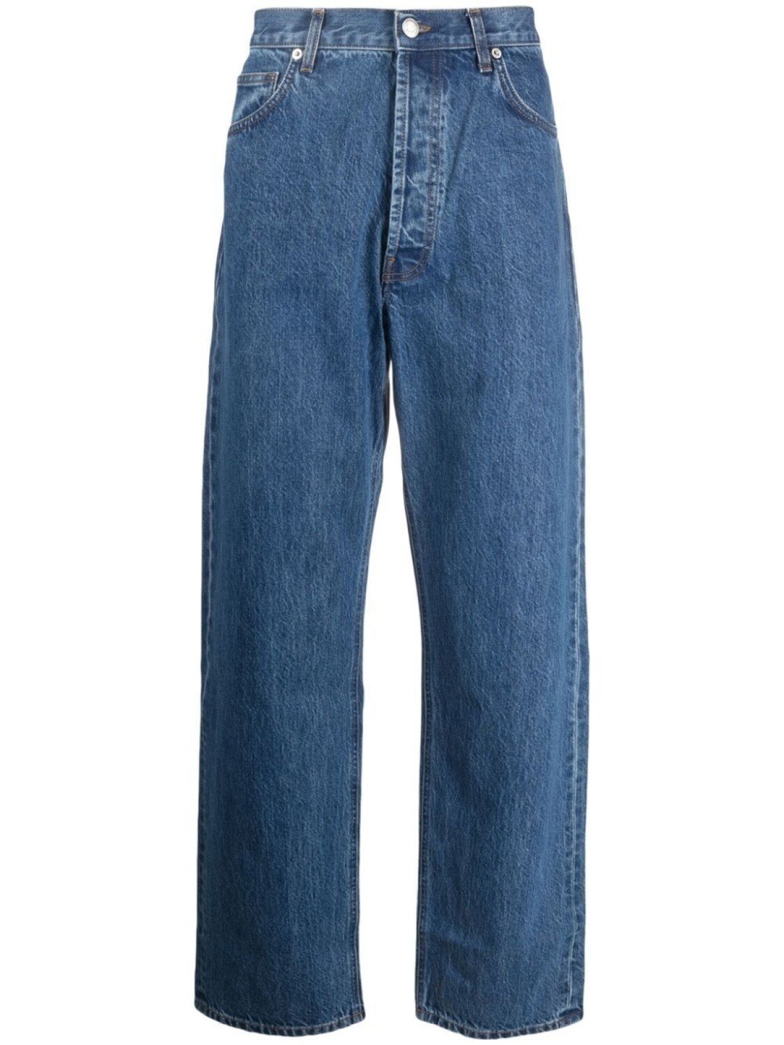 

Norse Projects широкие джинсы с завышенной талией, синий