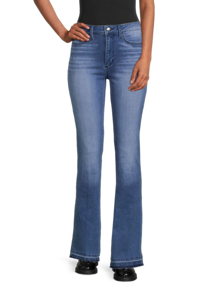 Джинсы Bootcut со средней посадкой и пышной юбкой Joe'S Jeans, цвет Morena Blue