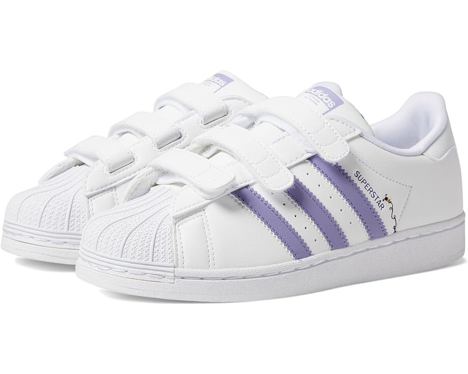 

Кроссовки Adidas Superstar Cross Strap, цвет White/Magic Lilac/Energy Ink
