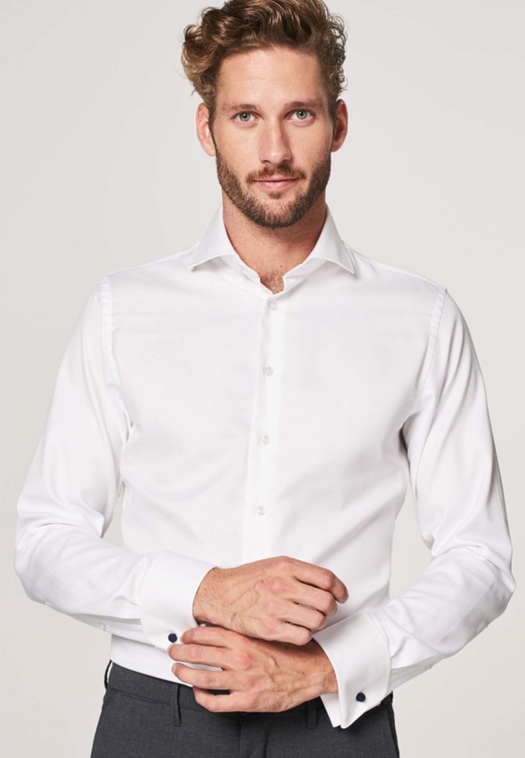 Элегантная рубашка Slim Fit Shirt With Cufflinks PROFUOMO, цвет wit