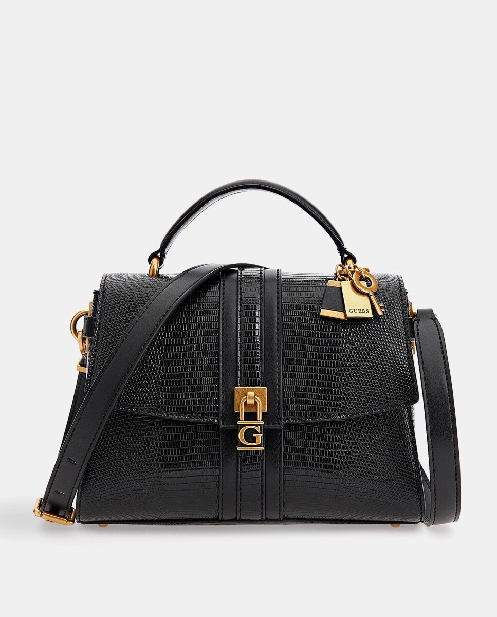 

Черная сумка через плечо Ginevra с клапаном Guess, черный
