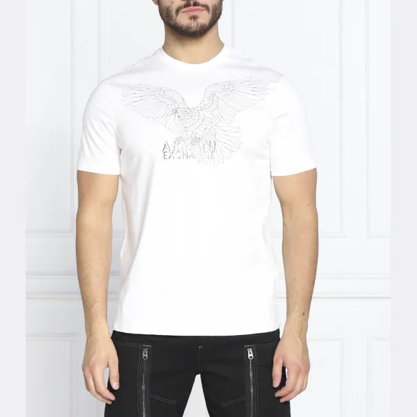 

Футболка стандартного кроя Armani Exchange, белый