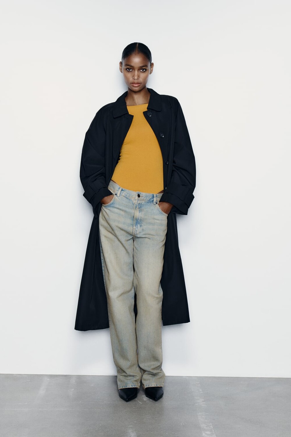 

Полиамидное боди ZARA