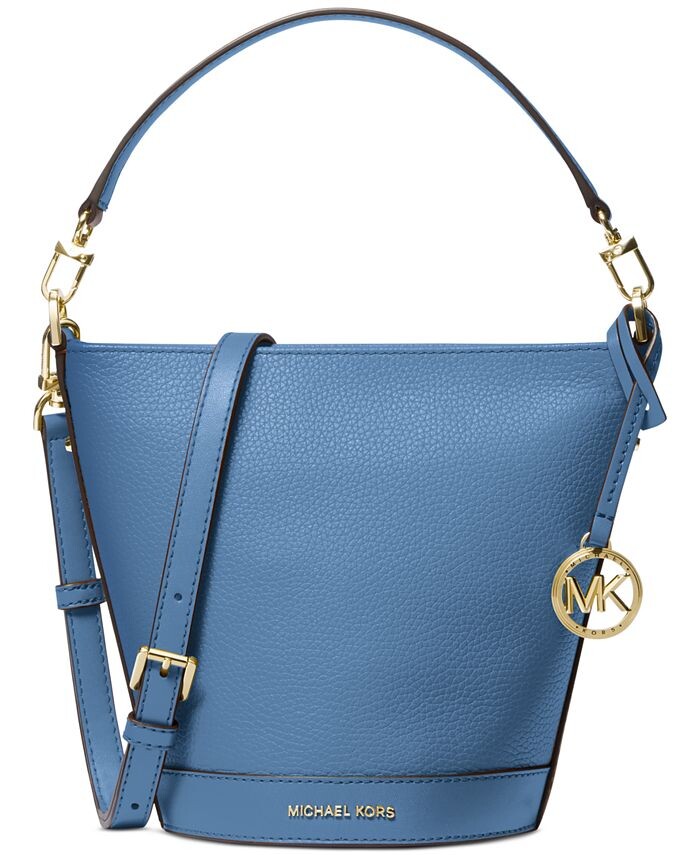 

Маленькая кожаная трансформируемая сумка через плечо Townsend с молнией сверху Michael Kors, синий