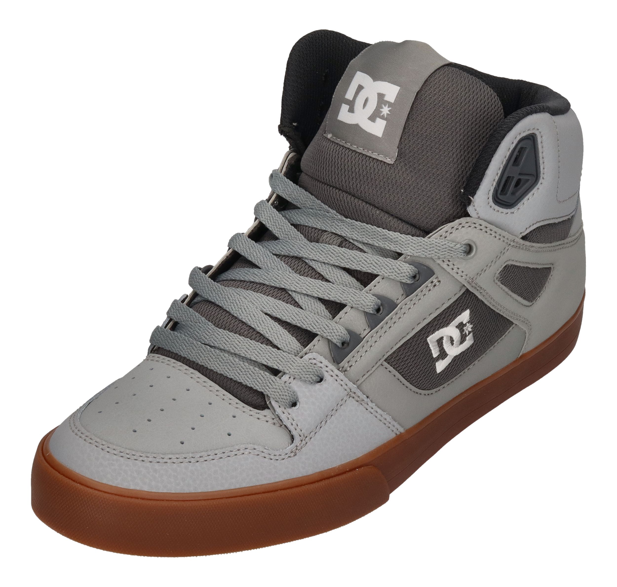 кроссовки dc shoes pure elastic серый Высокие кроссовки DC Shoes High Pure HT WC ADYS400043, серый