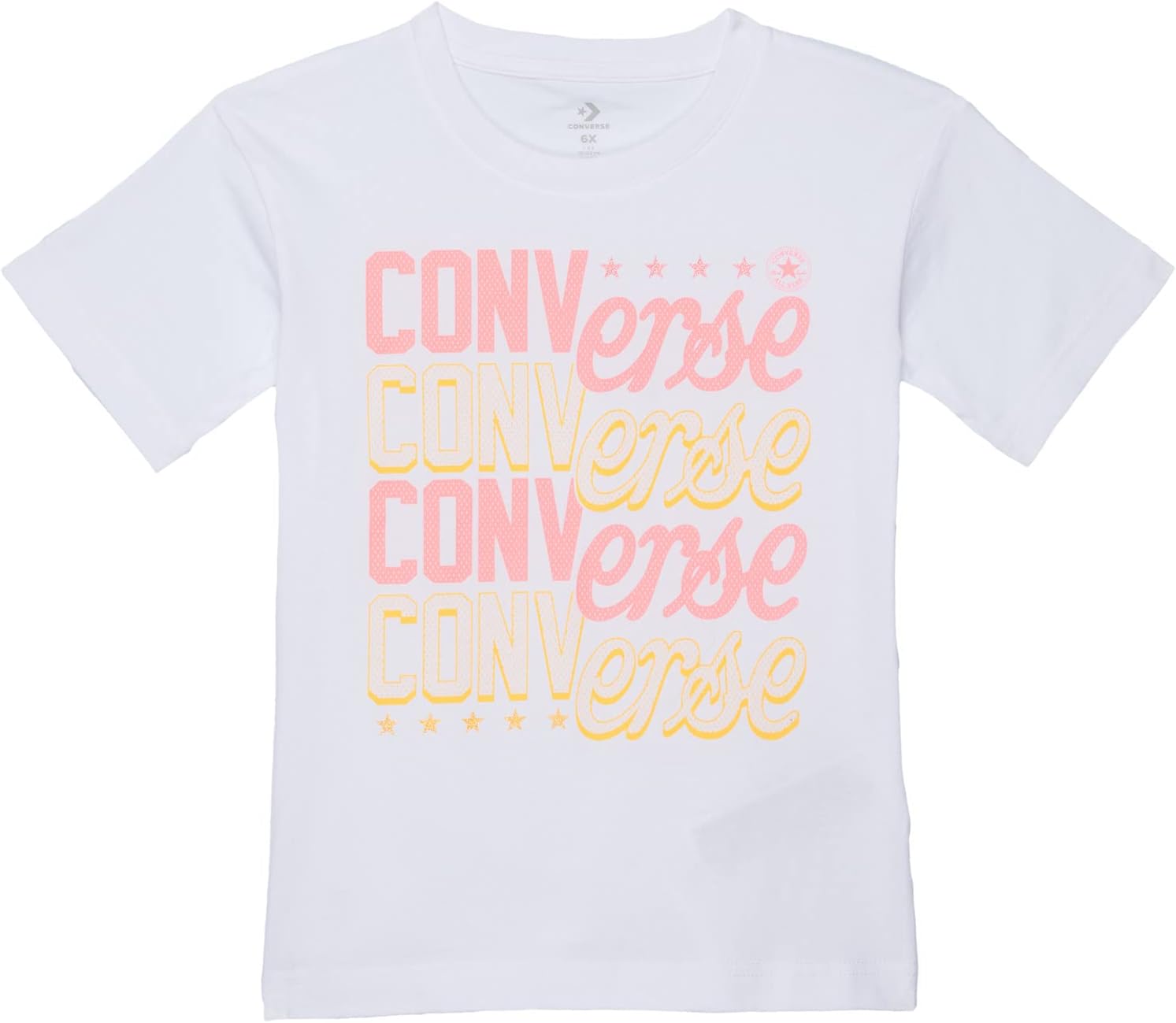 

Футболка Converse Mesh Media Elongated Tee, белый