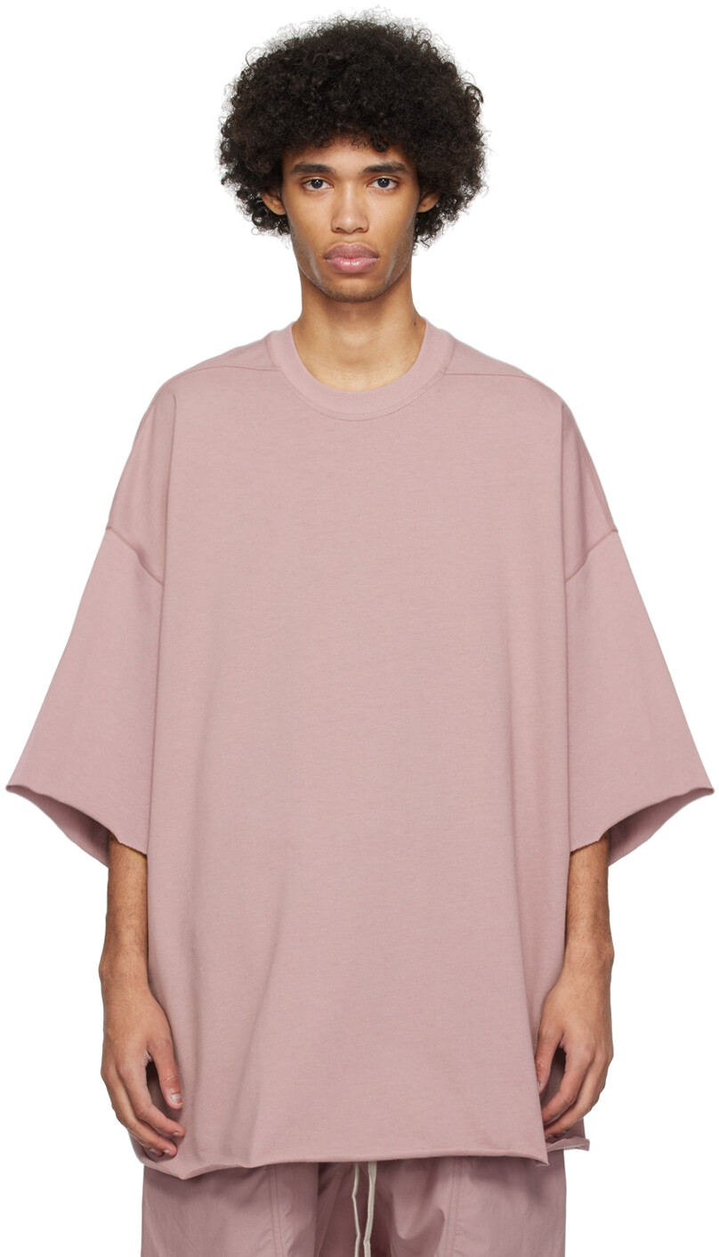 

Розовая футболка Tommy Rick Owens, цвет Dusty pink