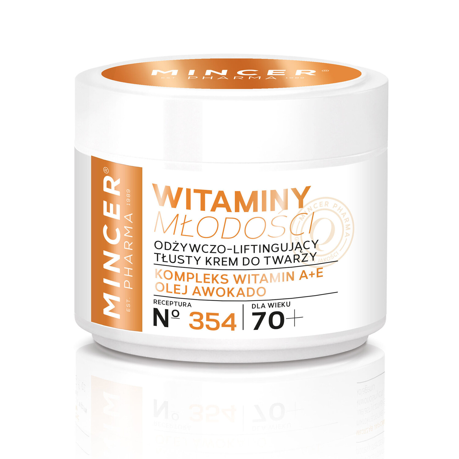 

Питательный крем для лица 70+ Mincer Pharma Vitamins, 50 мл