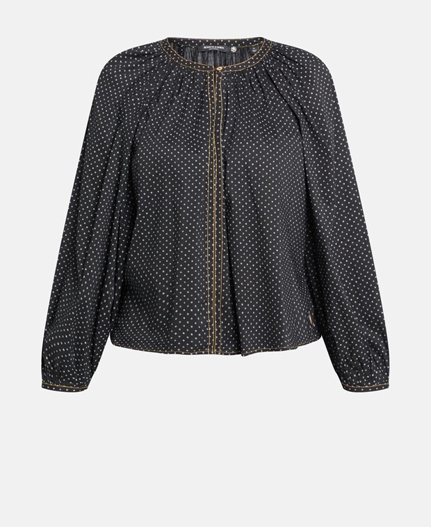 

Органик блузка Scotch & Soda, черный