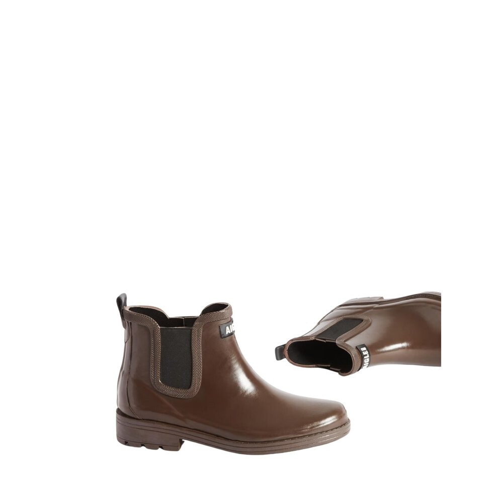 Ботинки Aigle Carville 2 rain, коричневый