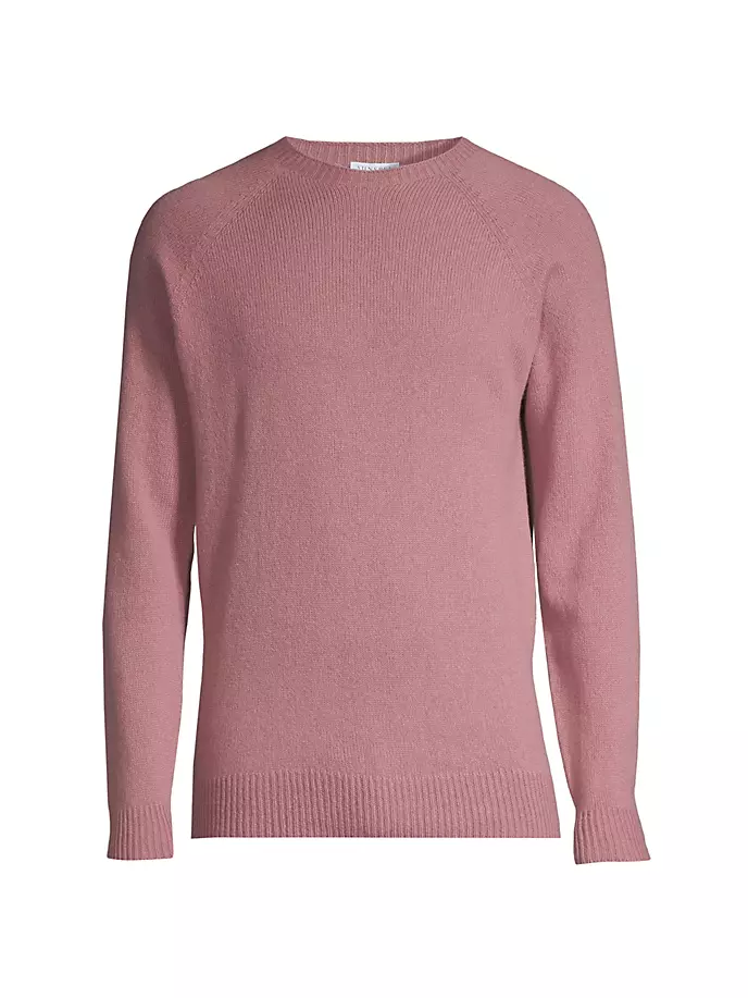 

Шерстяной свитер с круглым вырезом Sunspel, цвет vintage pink