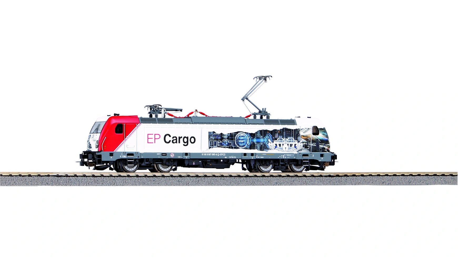 Piko Электровоз BR 187 EP Cargo VI технопарк электровоз металл 15 см локомотив игрушка игрушечный электровоз металлическая модель