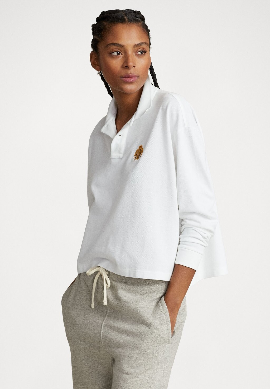 

Рубашка поло Polo Ralph Lauren, белый