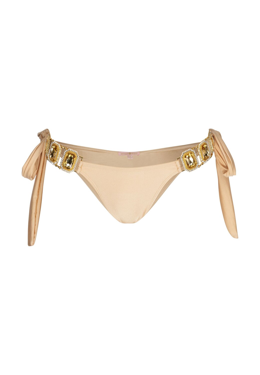 

Плавки бикини Moda Minx Bikini Hose Boujee Tie Side Brazilian, цвет Champagne